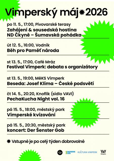 VIMPERSKÝ MÁJ – VEČÍREK PRO NEDOČKAVÉ