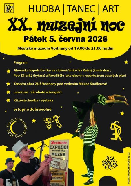 XX. malá muzejní noc hudba - tanec - obrazy