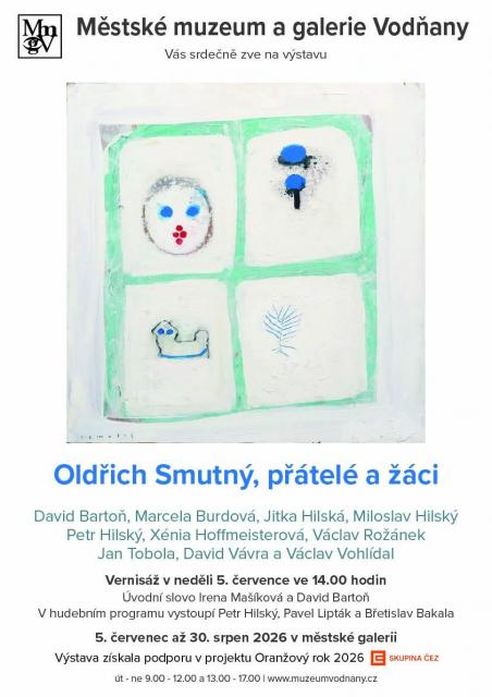 Oldřich Smutný, přátelé a žáci