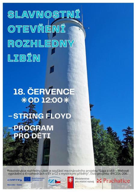 Slavnostní otevření rozhledny Libín
