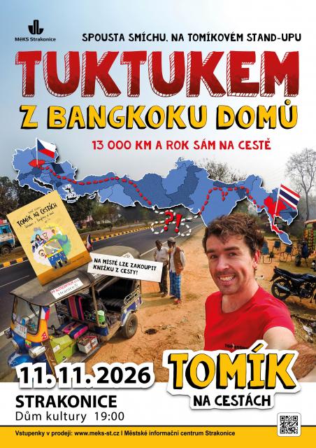 TUKTUKEM Z BANGKOKU DOMŮ