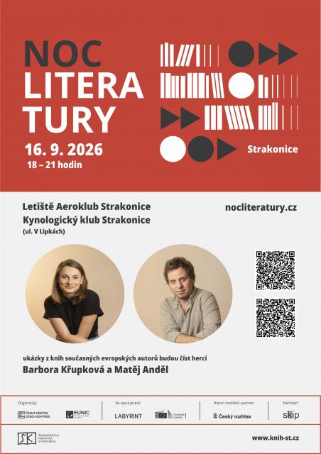 Noc literatury 2026 ve Strakonicích