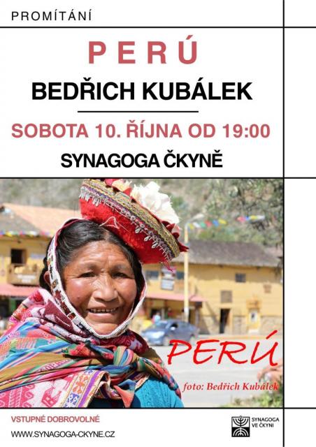 promítání Bedřich Kubálek - Perú