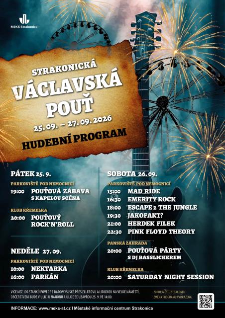 VÁCLAVSKÁ POUŤ 2026 - hudební program