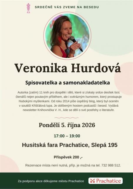Beseda s Veronikou Hurdovou