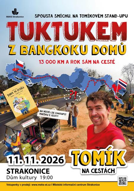TUKTUKEM Z BANGKOKU DOMŮ