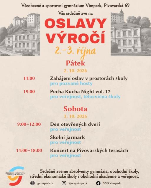 KONCERT K OSLAVÁM ZALOŽENÍ ŠKOLY