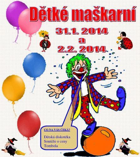 Maškarní v mateřském centru Beruška