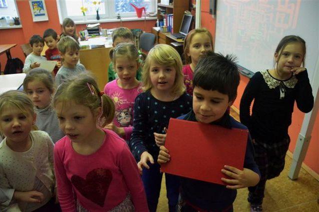 Vysvědčení na ZŠ Jiřího z Poděbrad