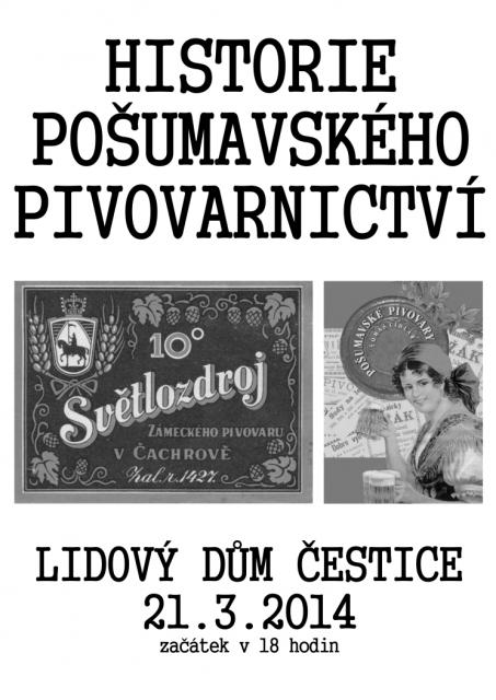 Historie pošumavského pivovarnictví