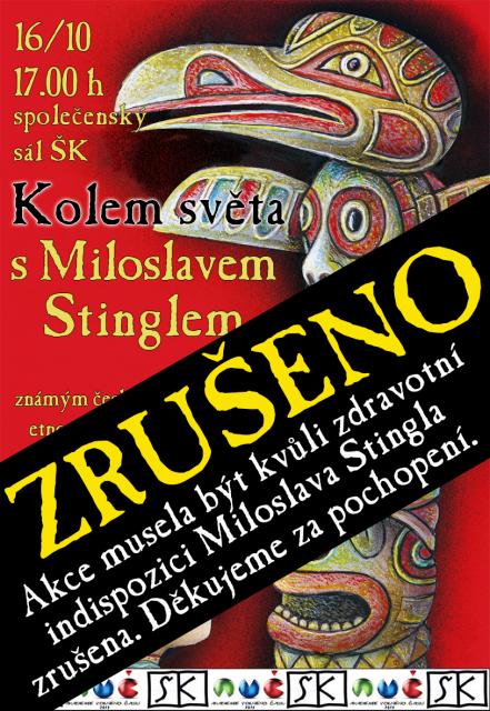 Kolem světa s Miloslavem Stinglem ZRUŠENO