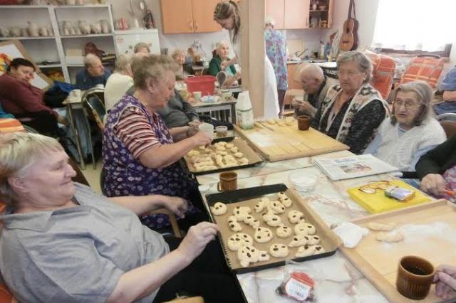 Jarní čas v domově pro seniory