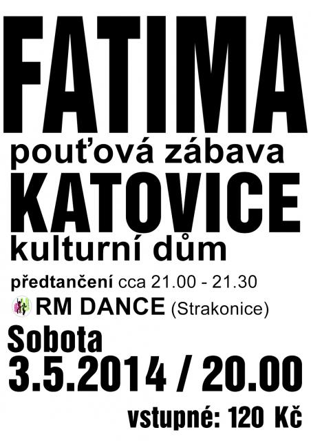 Katovická pouťová zábava s Fatimou