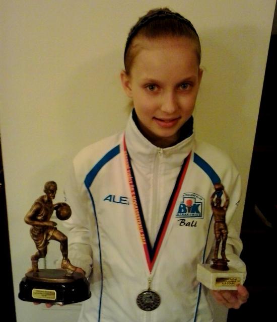 Karolína Baloušková nejužitečnějsí hráčkou