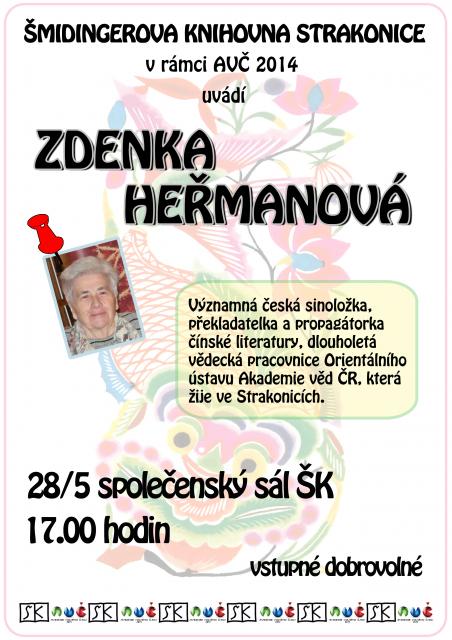 Beseda s PhDr. Zdenkou Heřmanovou