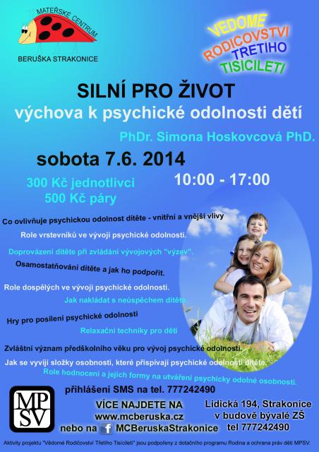 Silní pro život - výchova k psychické odolnosti dětí