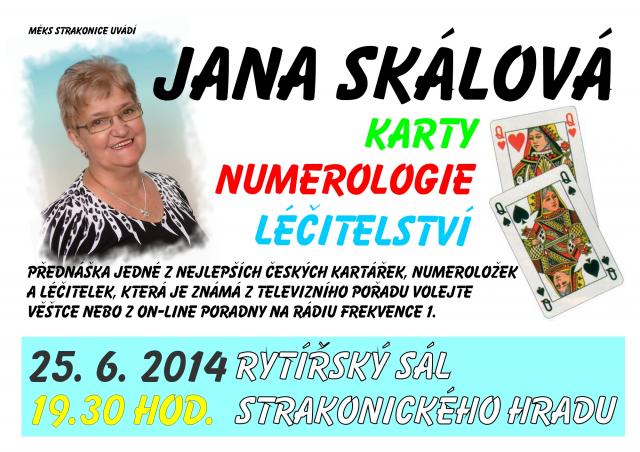 Přednáška kartářky a numeroložky Jany Skálové