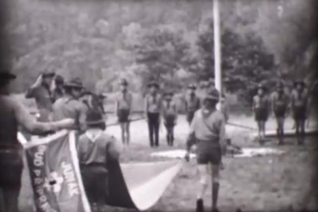Letní skautský tábor v roce 1969