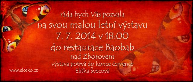 Výstava obrazů Elišky Švecové
