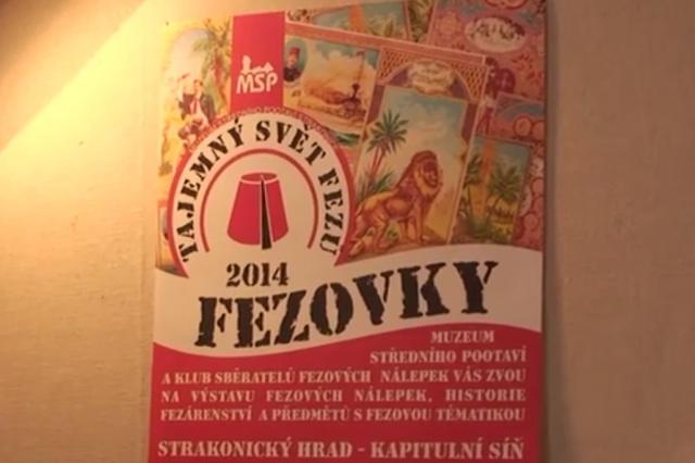 Výstava fezových nálepek