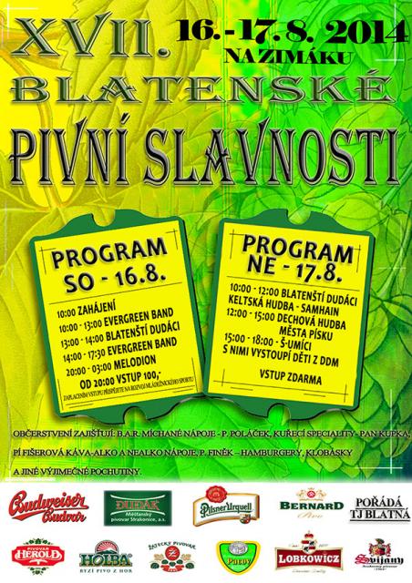 XVII Blatenské pivní slavnosti