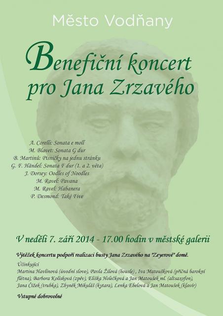 Benefiční koncert pro Jana Zrzavého