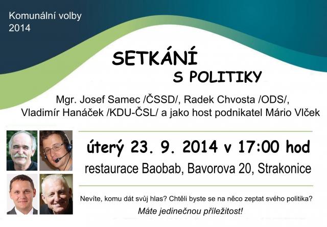 Setkání s politiky