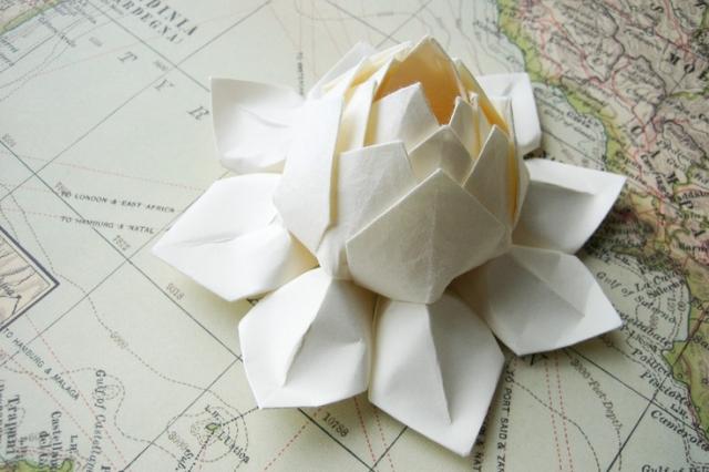 Tvořivý podvečer - Věneček skládaný technikou origami