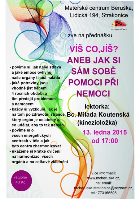 Víš co jíš? Aneb jak si sám sobě pomoci při nemoci