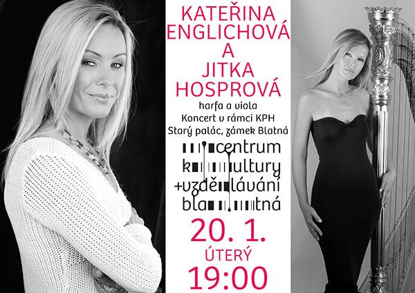 Kateřina Englichová a Jitka Hosprová - harfa a viola