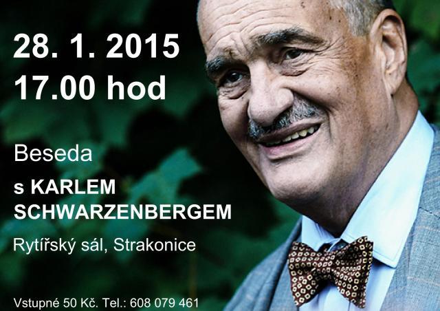 Beseda s Karlem Schwarzenbergem