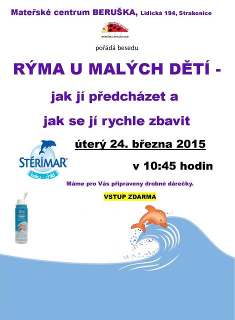 Přednáška: Rýma u malých dětí