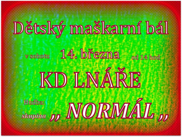 Dětský maškarní bál