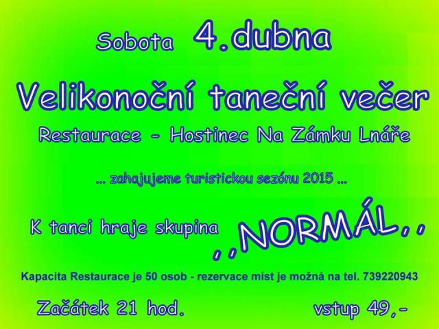 velikonoční taneční zábava