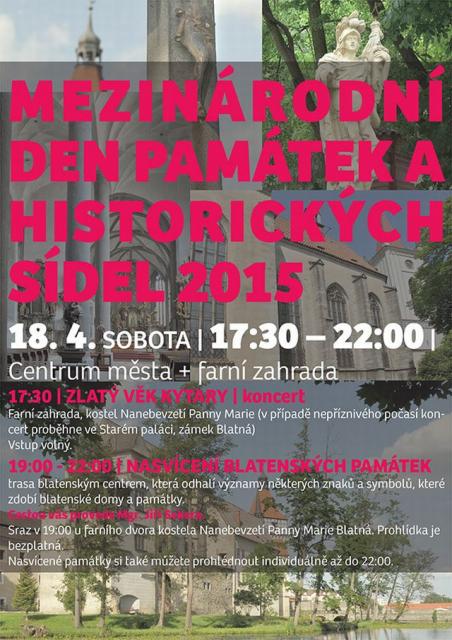 Mezinárodní den památek 2015
