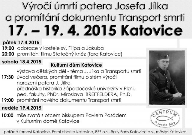 Výročí úmrtí P. Josefa Jílka a promítání dokumentu Transport smrti