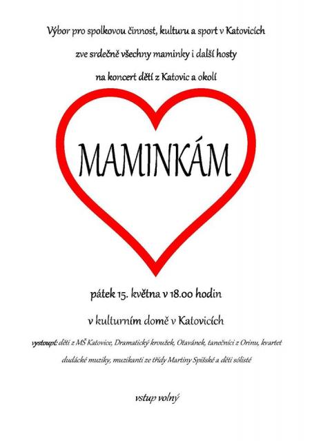 Maminkám - koncert dětí ke Dni matek