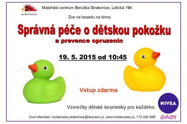 Beseda: Správná péče o dětskou pokožku
