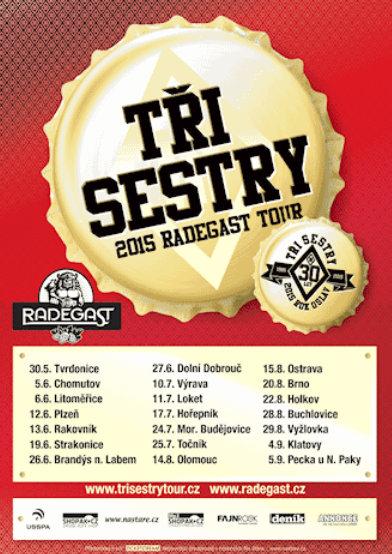 Tři sestry Radegast tour 2015