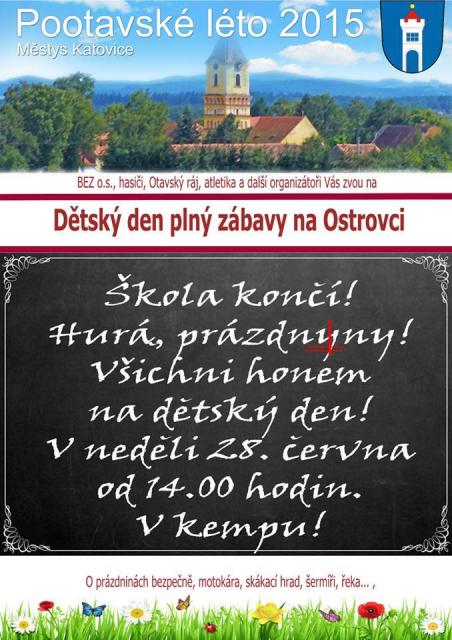 Dětský den plný zábavy na Ostrovci