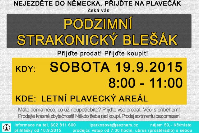 Podzimní strakonický blešák