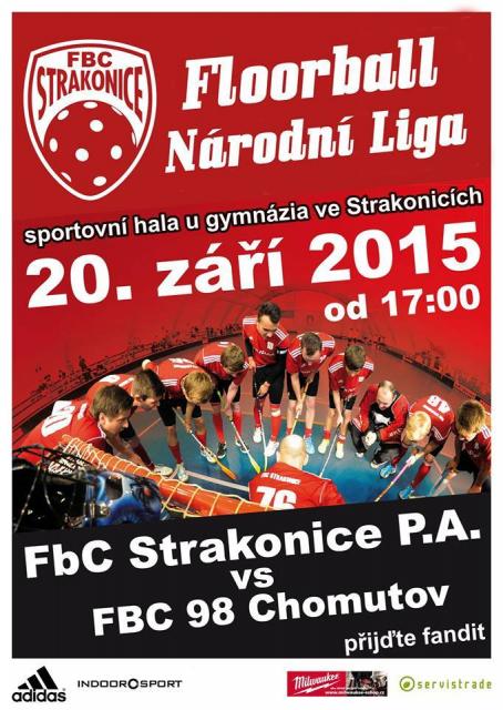 Premiéra ve florbalové Národní lize.  Strakonice vs. Chomutov