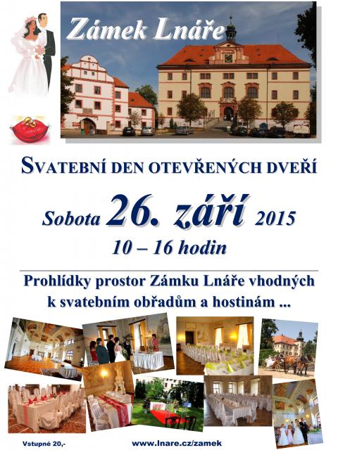 Předsvatební prohlídky Zámku Lnáře