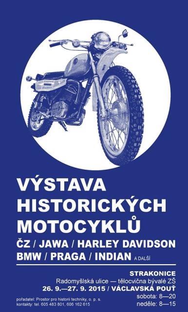 Výstava historických motocyklů