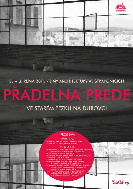 Přádelna přede / Dny architektury 2015