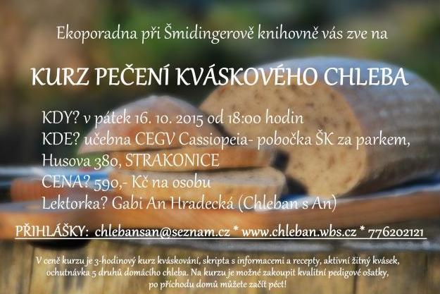 Kurz pečení kváskového chleba
