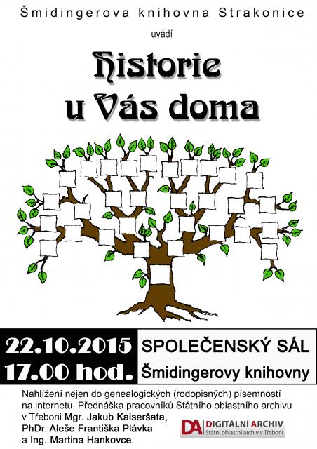 Historie u Vás doma