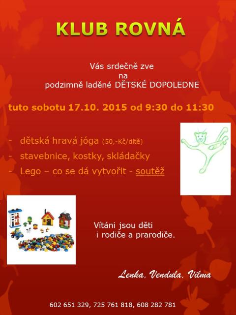 Hravé Dětské dopoledne s jógou