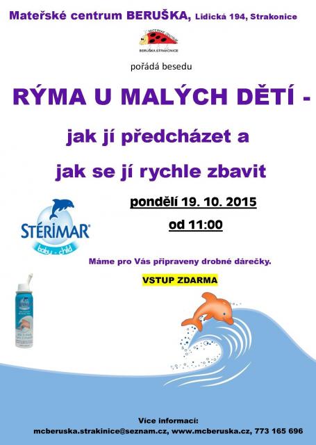 Beseda: Rýma u malých dětí