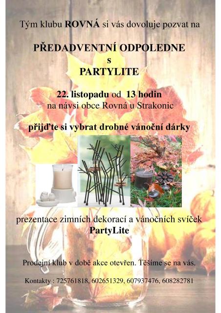 Přijďte za námi na náves nejen pro svíčky na adventní čas